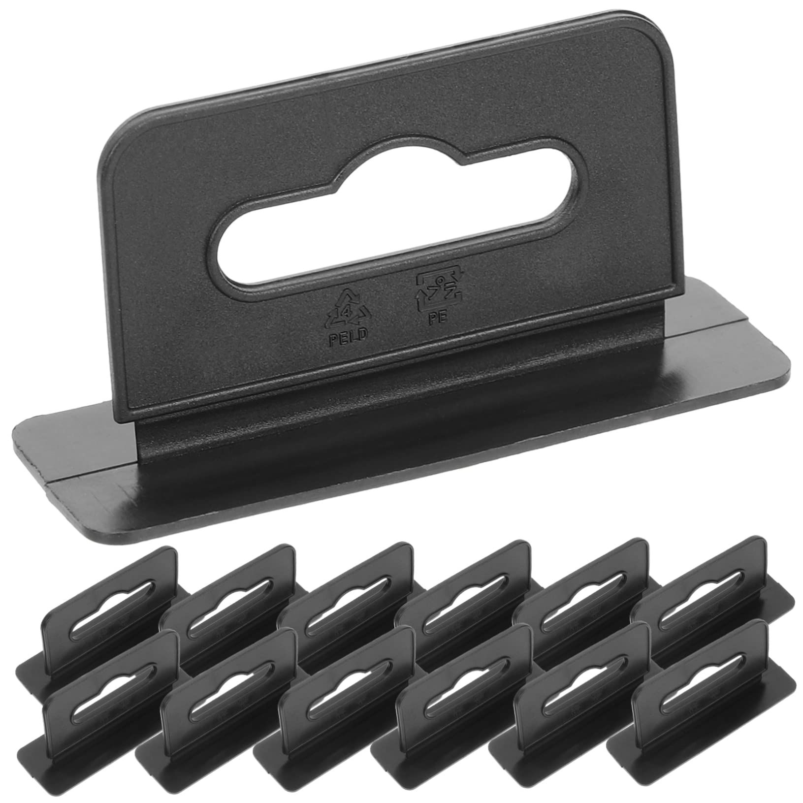 BUGUUYO Self-Adhesive Aircraft Hole Hook Display Hook Retail 200pcs Wall Hangers