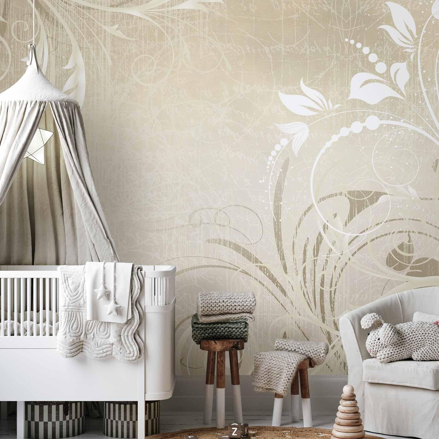 murando - Carta da Parati Moderna per Camera da Letto, Fiori, 400x280 cm
