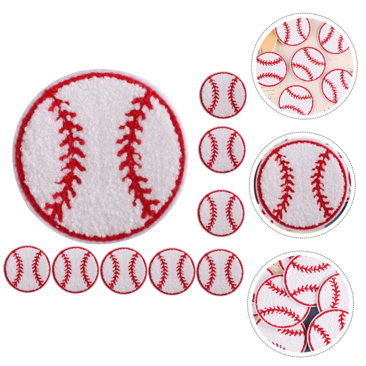 TEHAUX 40pezzi Toppe Decorative Termoadesive Per Abbigliamento Patches Resistente Per Cappelli Zaini e Per Decorazioni e Riparazioni Di Tessuti