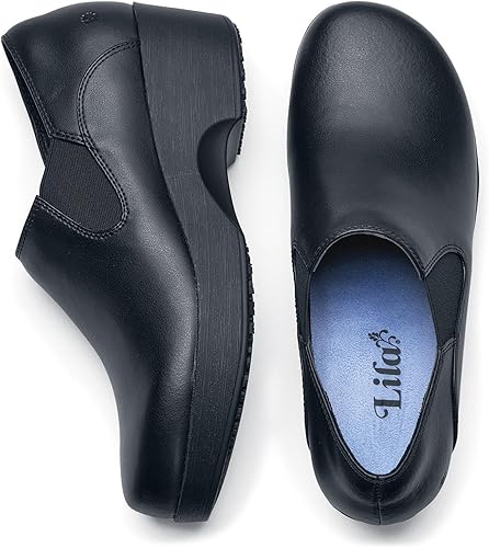 Miniatura 5 de Shoes for Crews Zuecos de trabajo antideslizantes para mujer, cómodos, antideslizantes, para el servicio de alimentos, hospitalidad, mantenimiento y