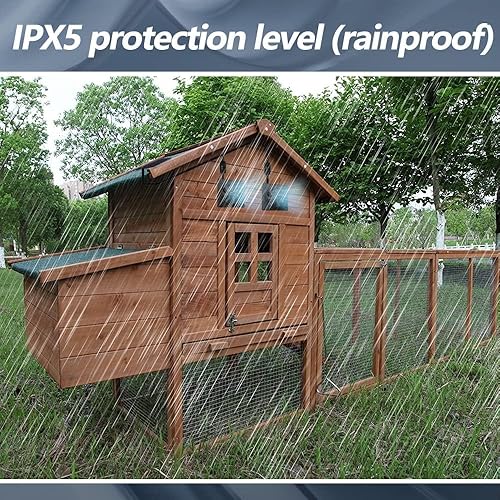 Miniatura 5 de SCCCF Ventilador solar USB de 10 W, kit de ventilador de panel solar resistente a la intemperie, gabinete de 5 V de 4.724 in, adecuado para