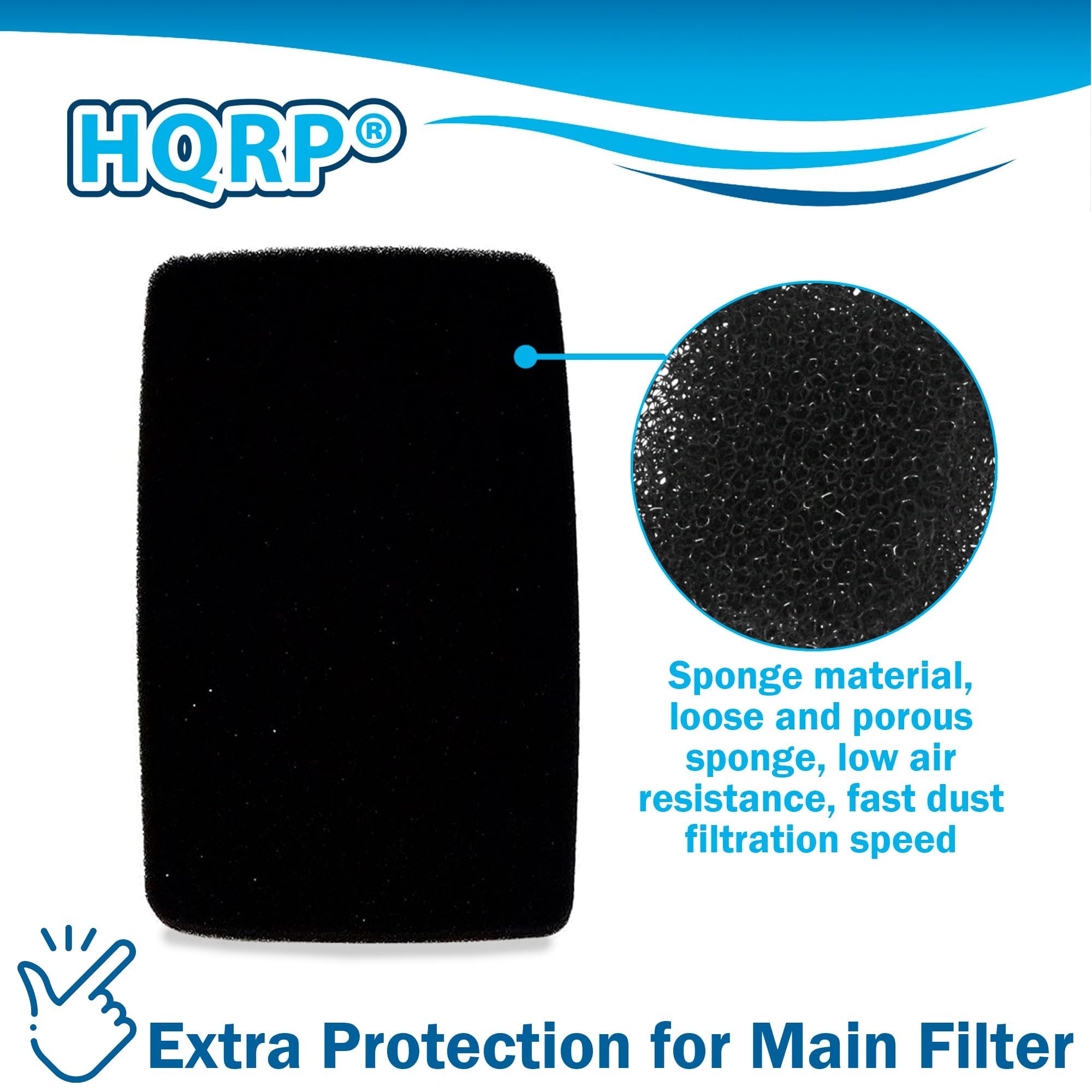 Haishine 6 Filtri Aria Di Ricambio Per Soffiatore Foglie Husqvarna (170BT, 370BTS, 570BTS...)