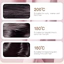 CYNVEXA Mini Hair Straightener, Portable Cordless Rechargeable Hair Straightener, 3 Speed Temperature Control, Mini Hair Straightener for Women, Idea for Home Travel gallery image