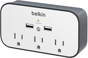 Belkin 3-Outlet Surge Protector with 2 USB Ports