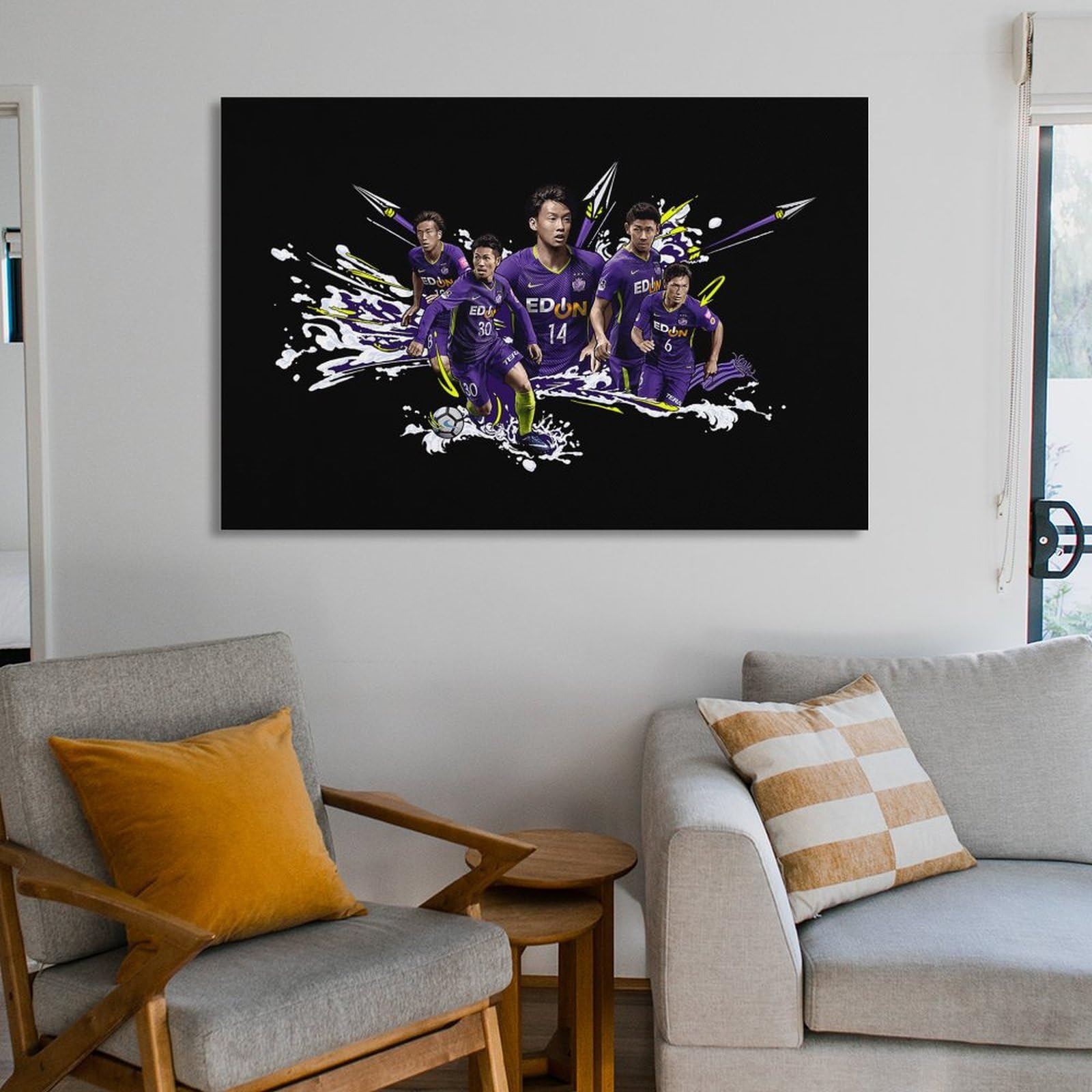 Amazon.co.jp: サンフレッチェ広島 ポスター アートパネル 装飾画