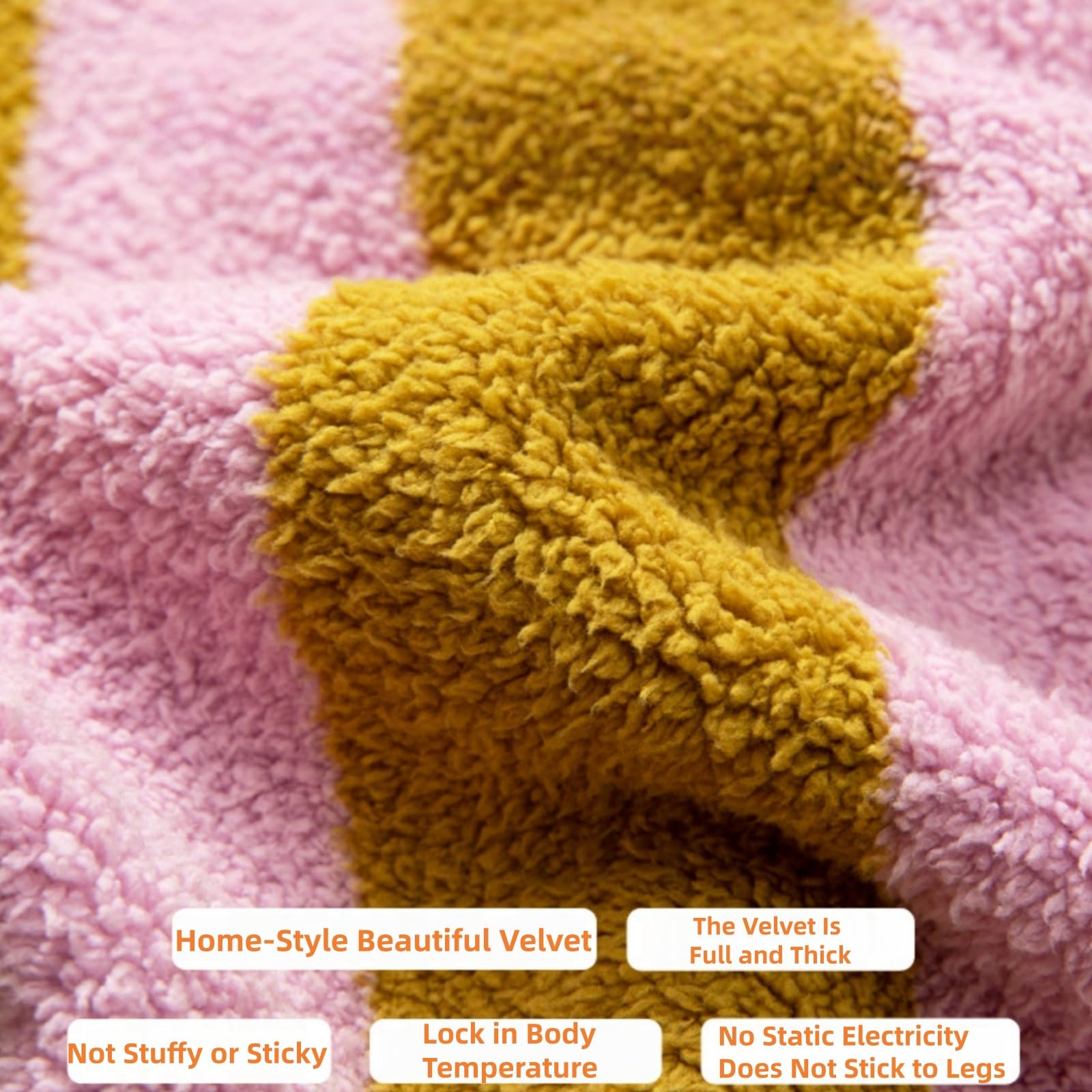 Gestreifter Frottee-Bademantel Für Damen, Bodenlang, Weich, Flauschig, Warm