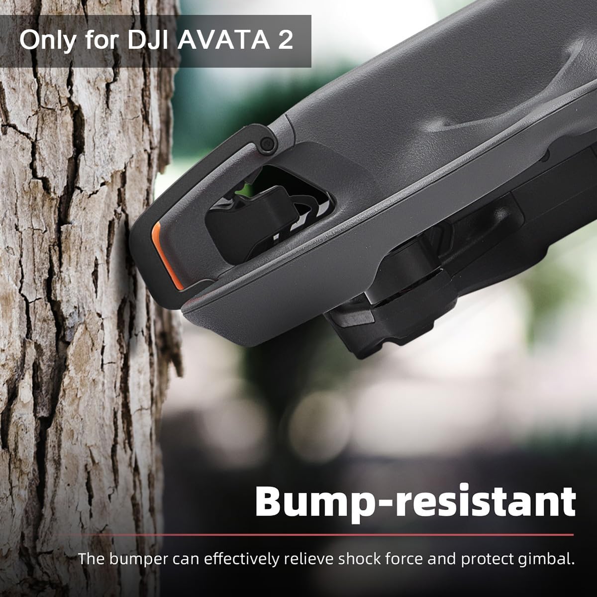 Gimbal Bumper/Guard for DJI Avata 2 Accessories, Gimbal and Camera Lens Protector for DJI Avata 2, Black