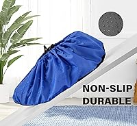 Vista 3 de 5 pares de fundas antideslizantes reutilizables para zapatos, impermeables, lavables, duraderas, a prueba de polvo, para interiores, hogar, viajes
