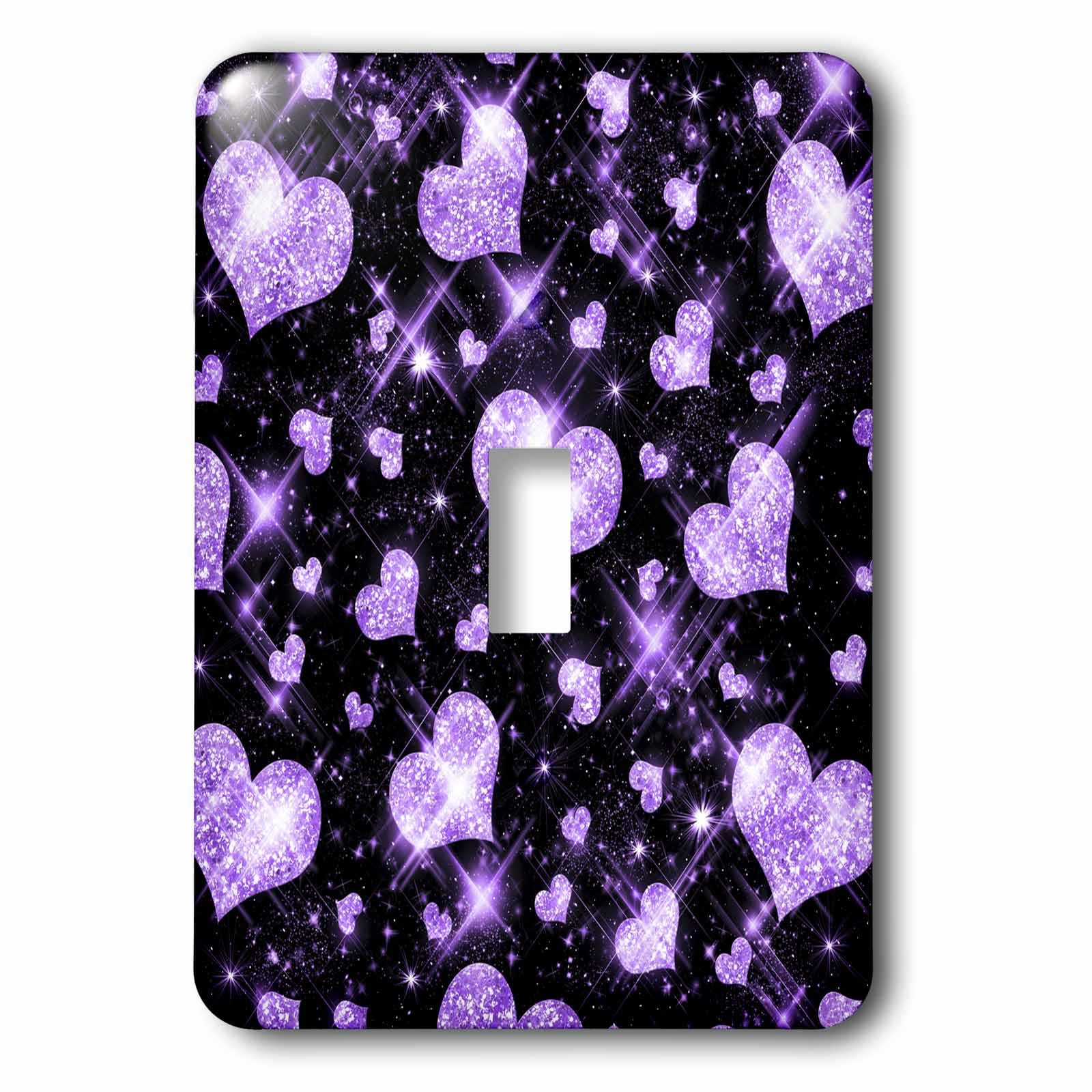 Interrupteur à bascule violet 3dRose lsp_41086_1 pour remplacer les plaques ternes