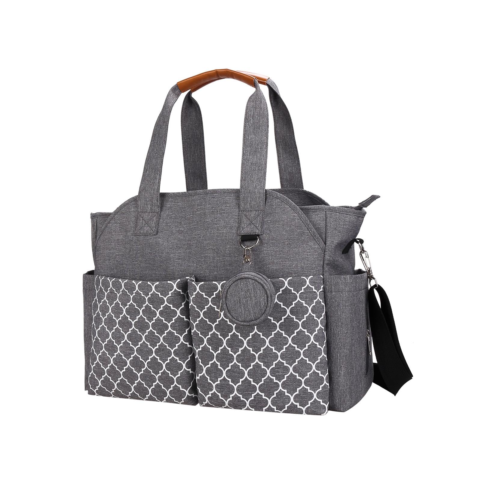 velura Club Bollywood®Multifunctional Baby Diaper Mummy Changing Bag Handbag for Diaper Keys Phone Gray|Baby|Strollers & Accessories|Stroller Accessories|Organizers & Nets-picture-19