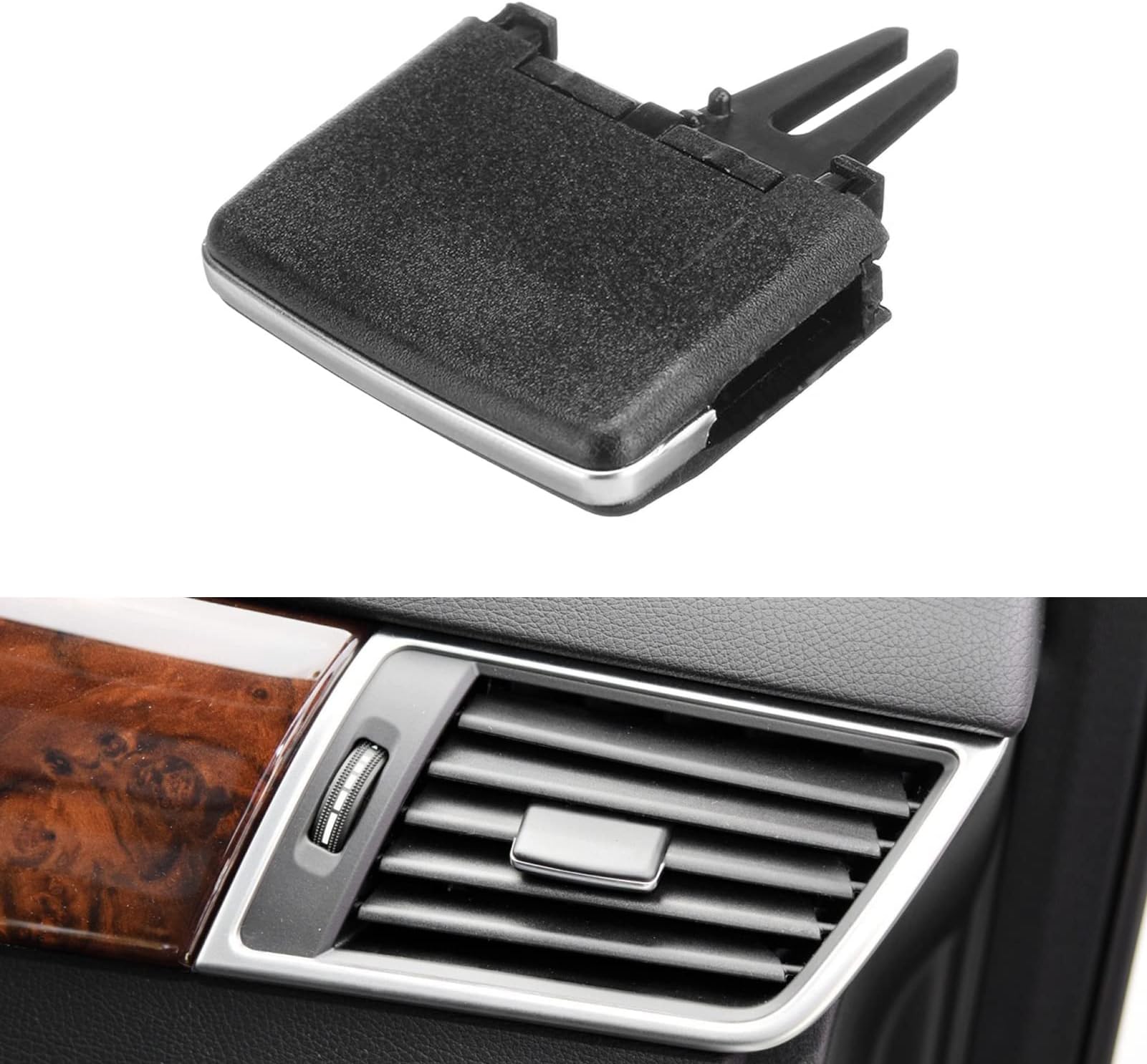 TTCR-II Front AC Vent Outlet Tab for Mercedes Benz, 1 PC Front Left/Right Air Grille Clip for Mercedes Benz W166 ML Class 2012-2015 GLE Class 2016-2019 X166 GL Class 2013-2016 GLS Class 2017-2019