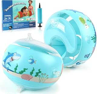 Schwimmflügel Kinder 3-6 Jahre, Schwimmhilfe für Kinder Schwimmen Lernen, Schwimmflügel und Schwimmhilfe Set für Baby ab 1 Jahr mit Gewicht 6-25 kg