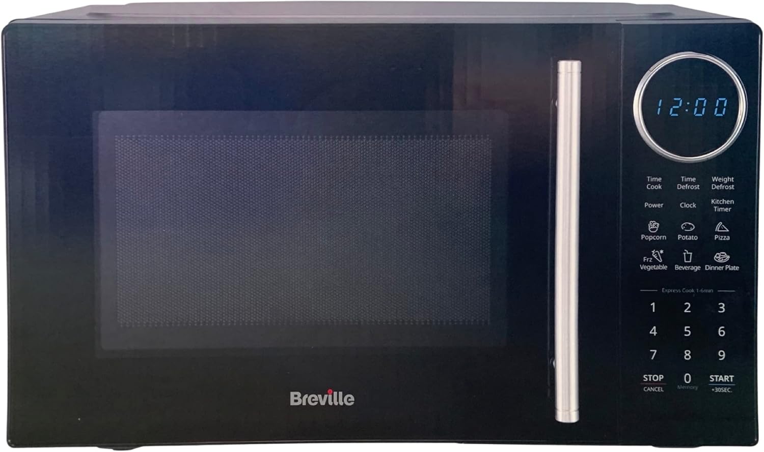 Breville 900W Digital Solo Microwave Oven with 23 L Capacitv. 10 Power