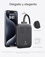 Vista 3 de Anker Estación de carga Nano (67W máx.), regleta de alimentación USB-C 6-en-1 para iPhone 16/15 y MacBook, con enchufe plano y cable de extensión