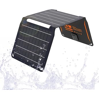 FlexSolar 15W Portable Solar Panel Foldable Solar Charger