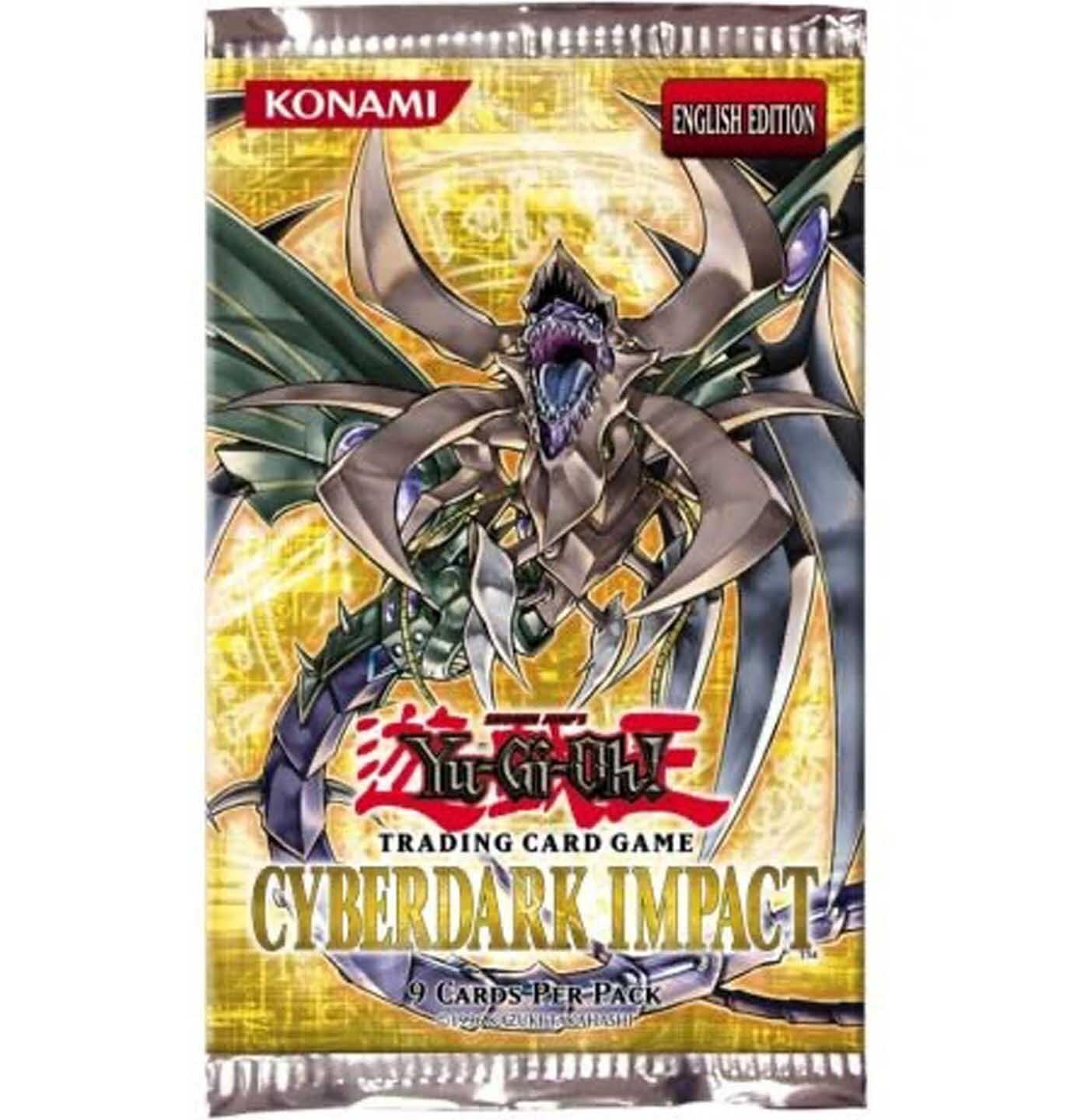 Yu-gi-oh Cyberdark Impact 9 Card Booster Pack : Amazon.sg: Toys