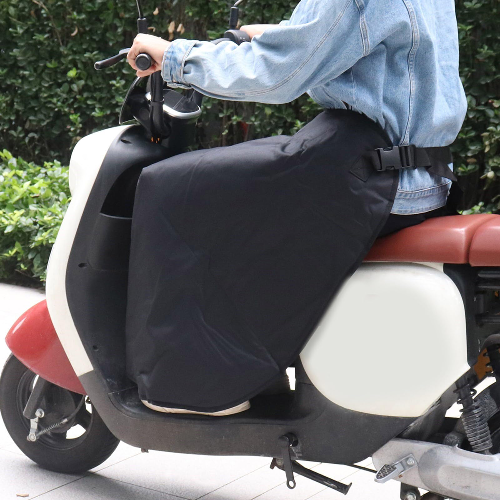 Couvre-jambes de scooter imperméable - Couvre-genoux - Coupe-vent - Pour l'hiver - Pour pluie froide