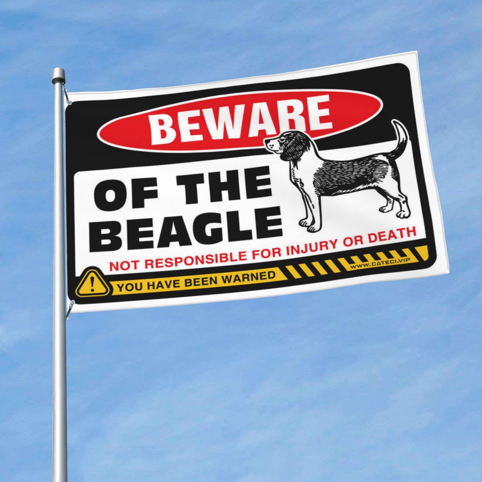 Drapeaux de voiture pour chambre : la solution déco humour beagle - 6