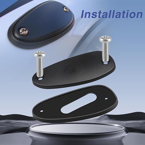 Miniatura 4 de HIMARKLIF Kit de tapa de placa de orificio de antena, tapa de bloque de antena compatible con Honda Civic 1.5L 1.6L 1992 1993 1994 1995/1.6L 1996