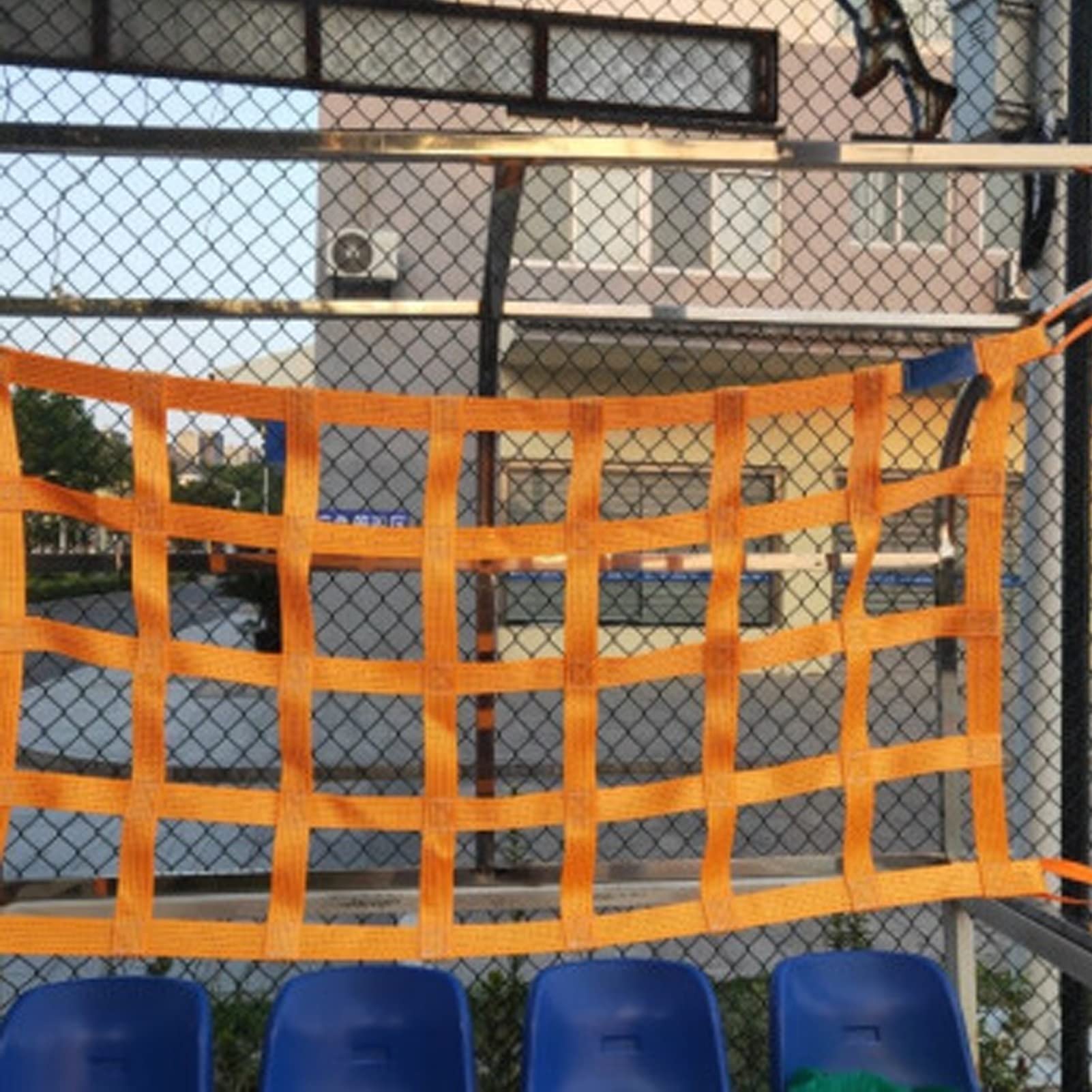 Red Para Levantar Cargas - Malla Colgante De Eslinga De Poliéster Plano, Red De Elevación De Carga De Nylon, Red De Elevación De La Cuerda, Vagones / Camiones / Redes De Carga Con Sobrepeso(3 X 3M/Mes