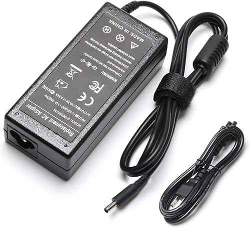 Vanzer Cargador de laptop Dell de repuesto de 19.5V 3.34A 65W para Dell Inspiron 15-3000 15-5000 15-7000 11-3000 13-5000 13-7000 17-5000 17-7000