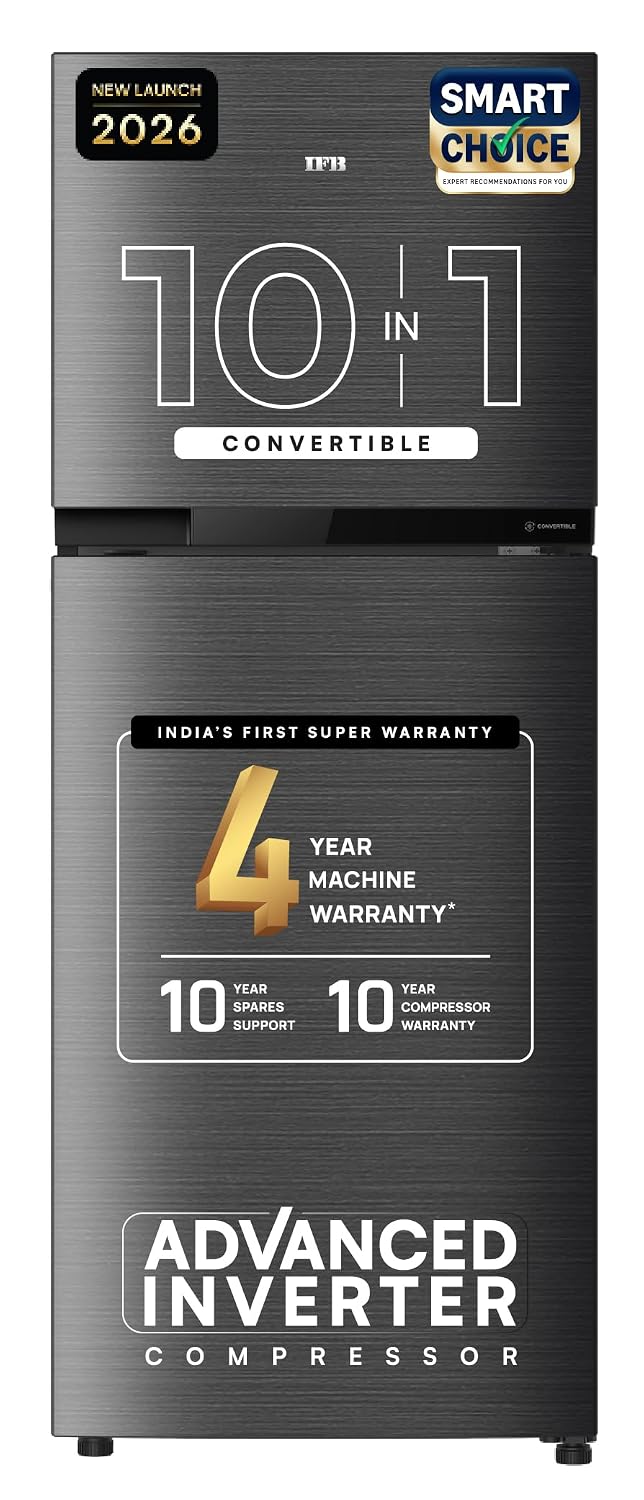 IFB 241L 10 in 1 Convertible, Double Door Refrigerator @20,740 effectively