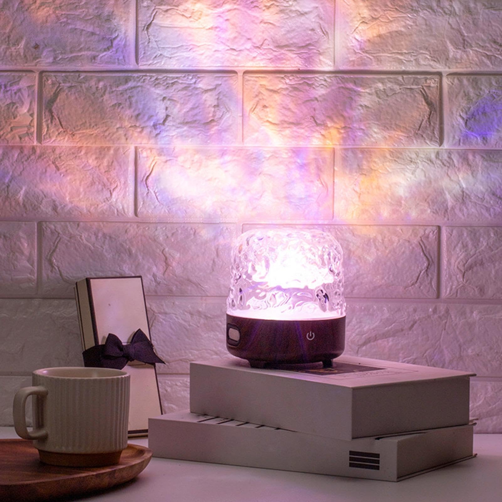Lámpara Luna Luz Nocturna Iluminación Ambiental Control Remoto Decoración | Lámpara De Mesa Lunar Con Luces LED Y Altavoz Dormitorio, Salón, Cuarto Infantil, Mesita de Noche