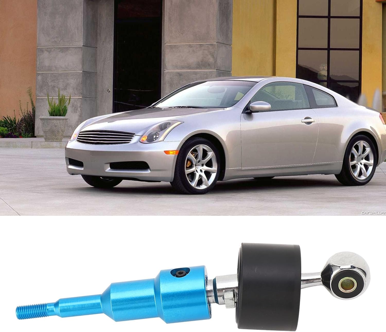 Short Throw Shift Handle Billet Steel Quick Shifter for G35 G37 Aramox Replacement