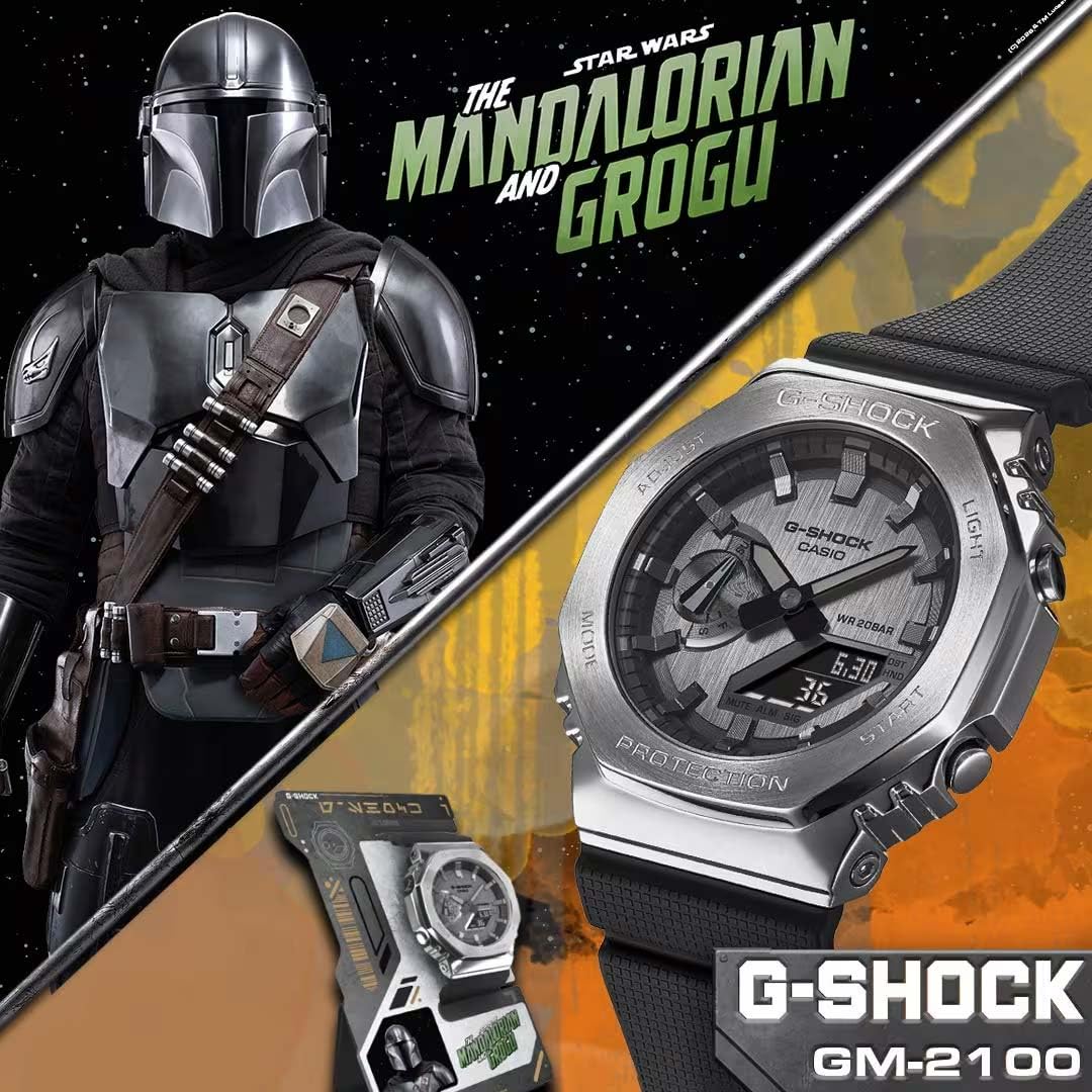 Casio G-Shock Classic Series x Star Wars The Mandalorian GM-2100-1AER-MAN zegarek