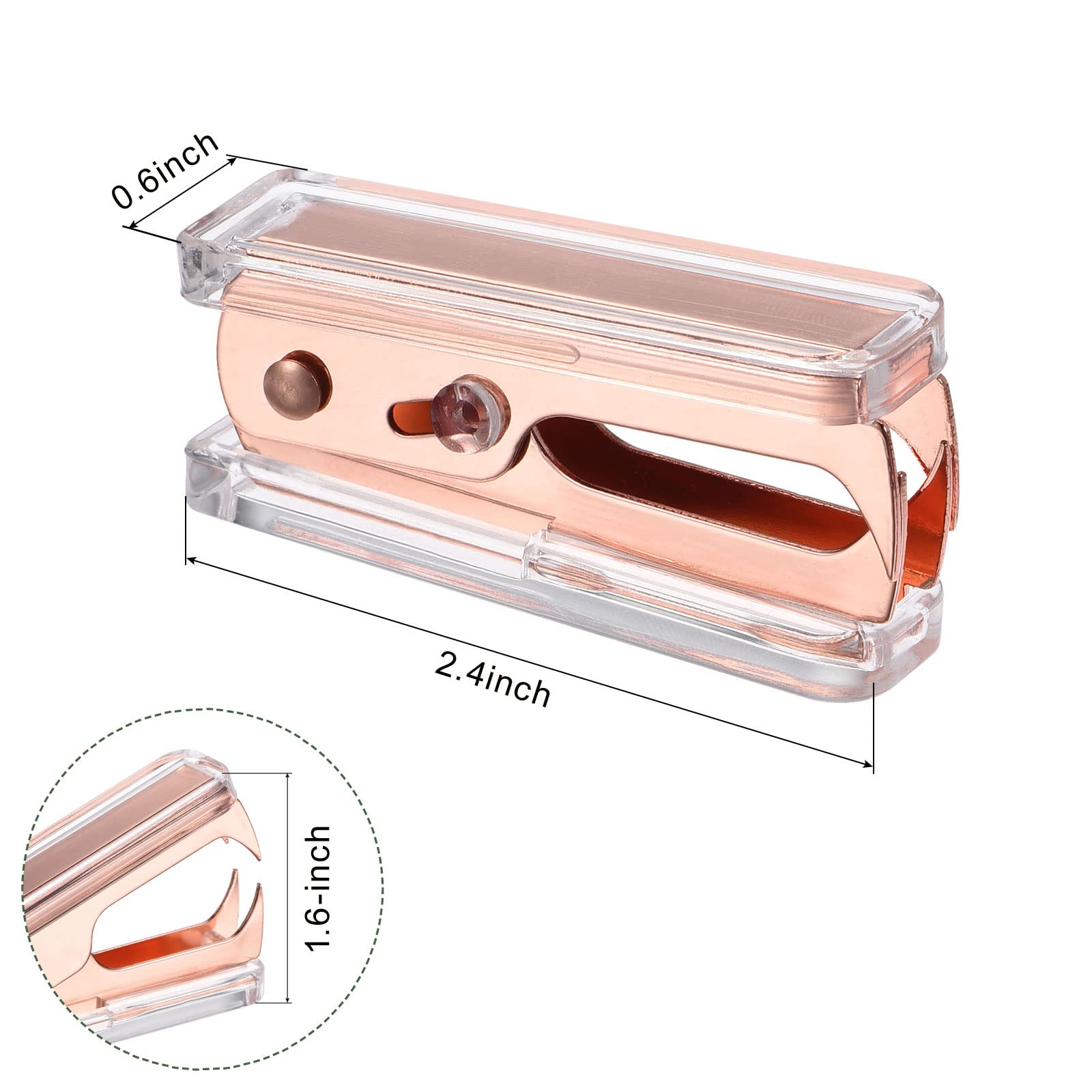 YOKIVE 1 Pcs Staple Remover, Office Staplers Puller, Rose Gold - Image 2