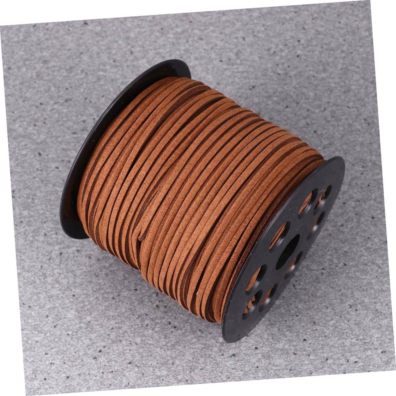 STOBOK 2 Rolls Leather Cord for Jewelry Strip Satin Elastic Cord DIY Jewelry Making Bracelet Anklet Decor (90m)
