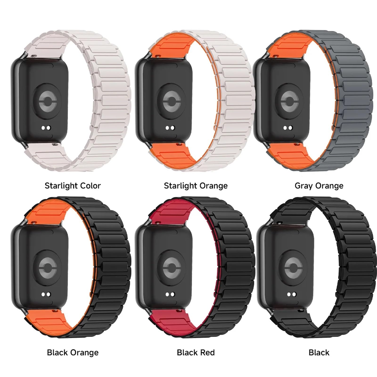 Silikonowy pasek do smartwatcha Mi Band 8 Pro, pętla magnetyczna, zamiennik bransoletki do Redmi Watch 4