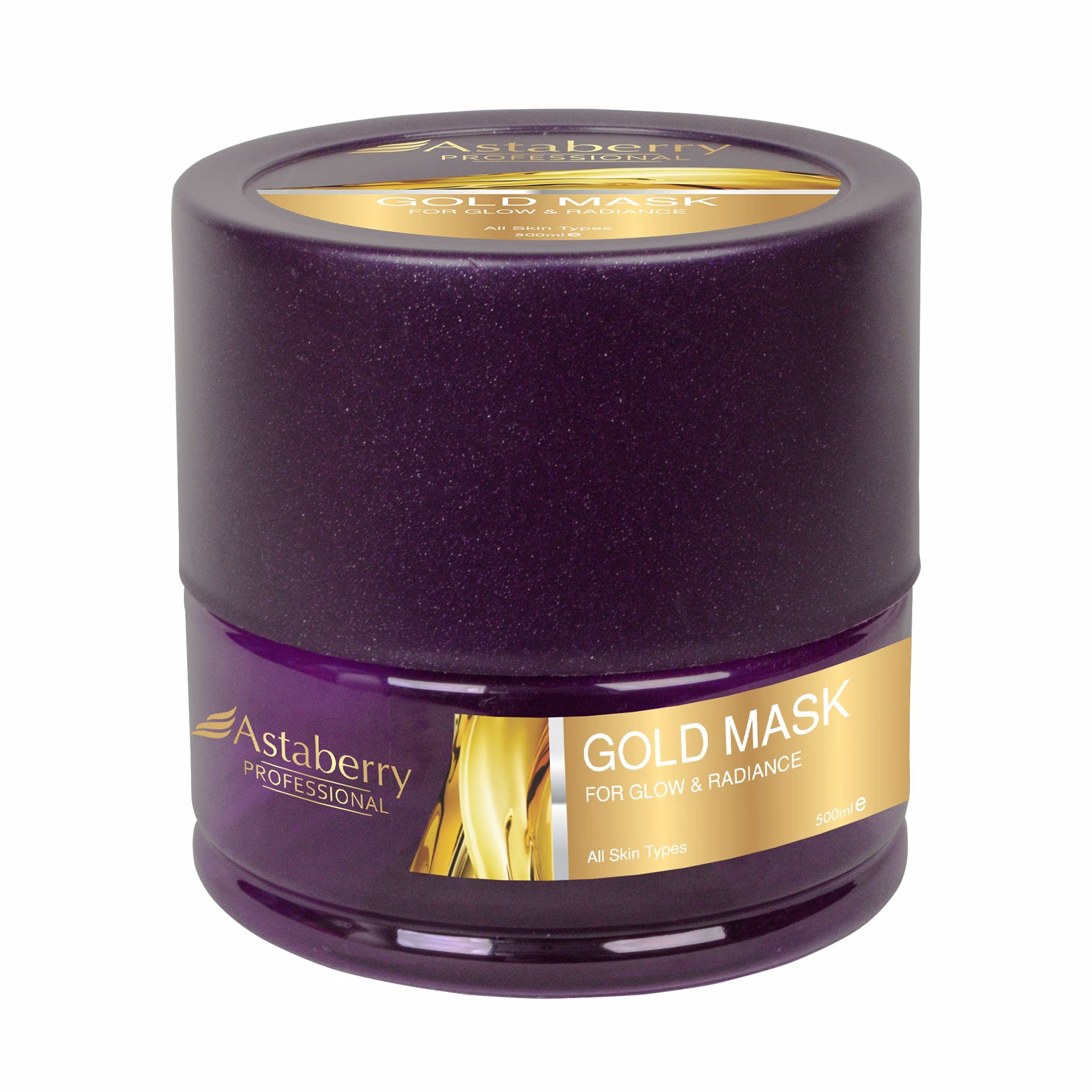 Professional Gold mask For Glow & Radiance Skin 500ml - Get Young and hydrated skin | Reversing oxidation damage | Counteracts aging of the skin | All Skin Types