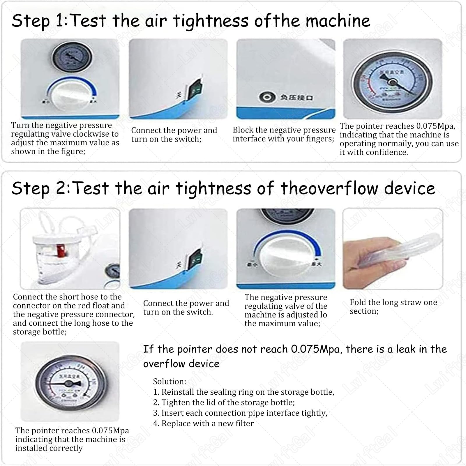 Dispositivo Portatile Automatico di Aspirazione Dell'Espettorato per Anziani E Adulti, Macchina per La Rimozione del Muco Domestico per Una Facile Estrazione del Catarro