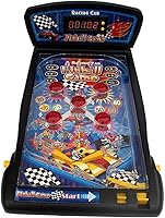 Vista 1 de Máquina de pinball, juego electrónico de pinball de mesa, pinball de mesa de 16.5 pulgadas con luces y sonidos, marcador digital LED, adecuado