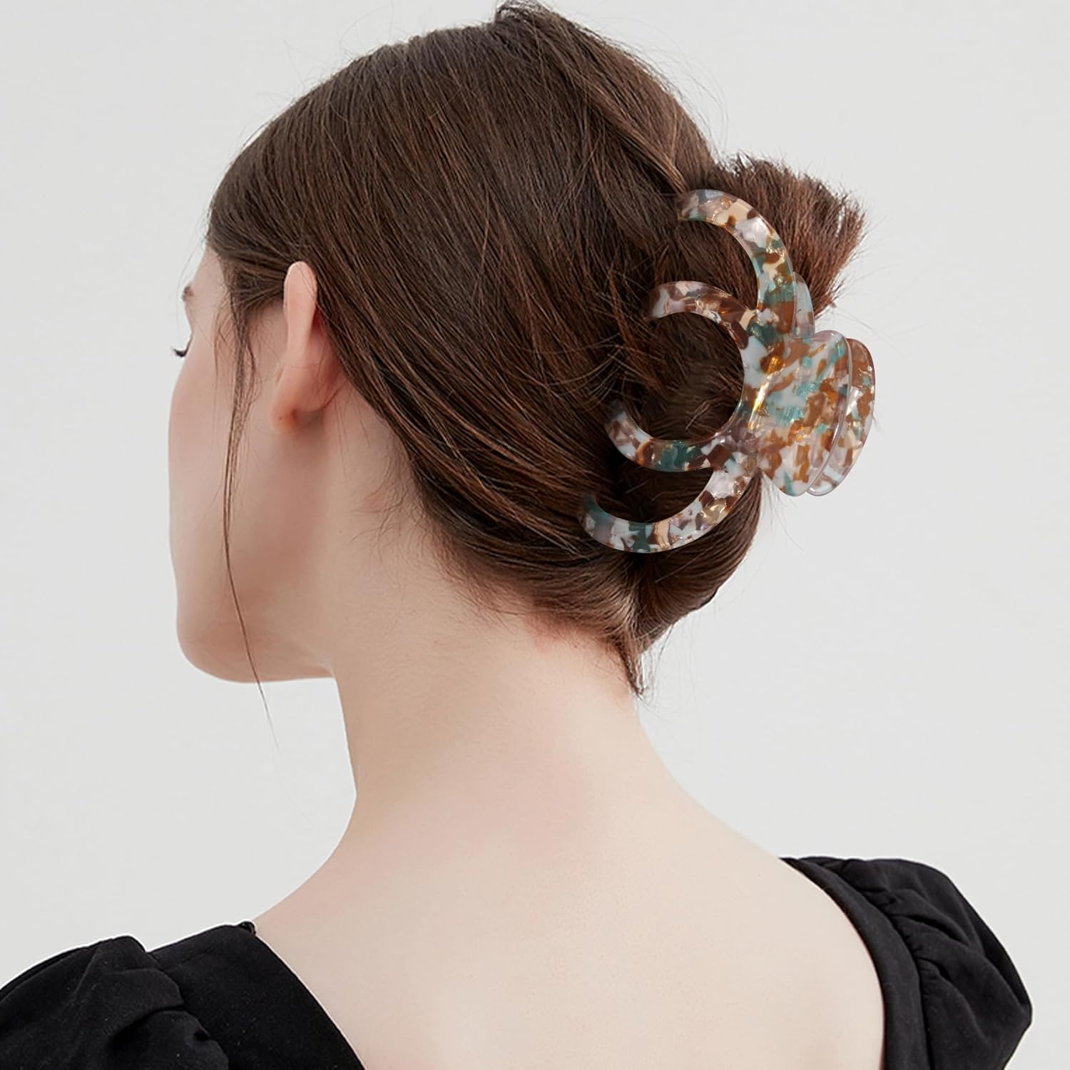 Extra Large Octopus Hair Clips for Women - Octopus Claw Clip for Oversized Thick Hair, Non-Slip Strong Hold Claw Clips - Unbreakable Big Barrettes Jaw Clamps Accessories -3 PCS (multicolor) - Image 4