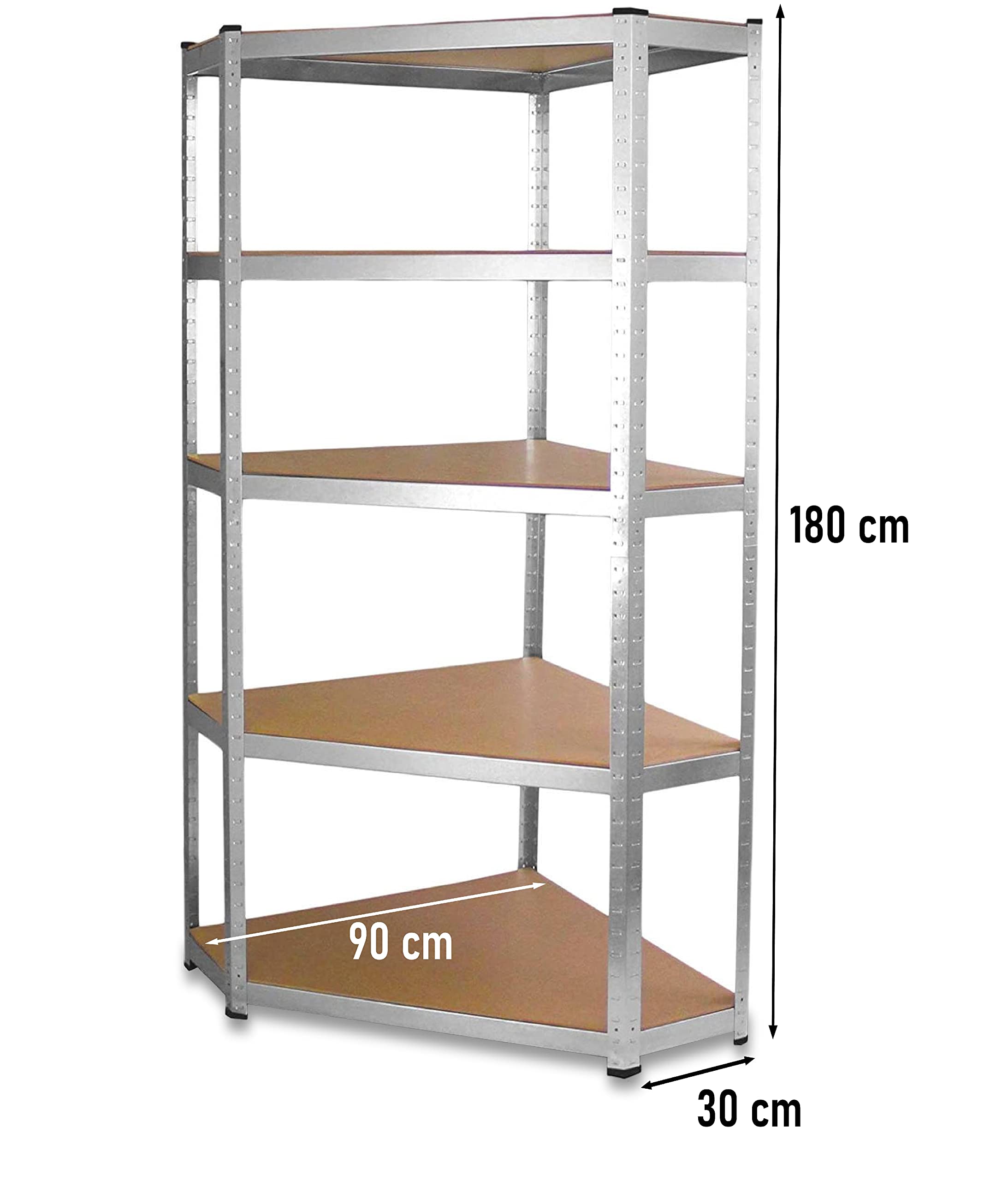 Regal GC9030 SOPORTE para ALMACENAR HERRAMIENTAS DE JARDÍN INDEPENDIENTE/MONTAJE EN LA PARED Acero GALVANIZADO, MDF