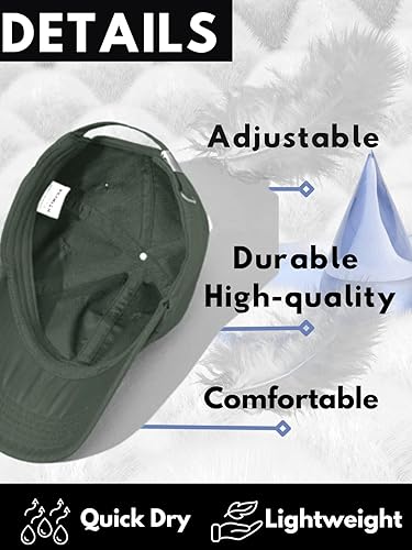 Vista 6 de FASHIXD Gorra de béisbol impermeable unisex para exteriores, sombrero de sol de secado rápido All Senson