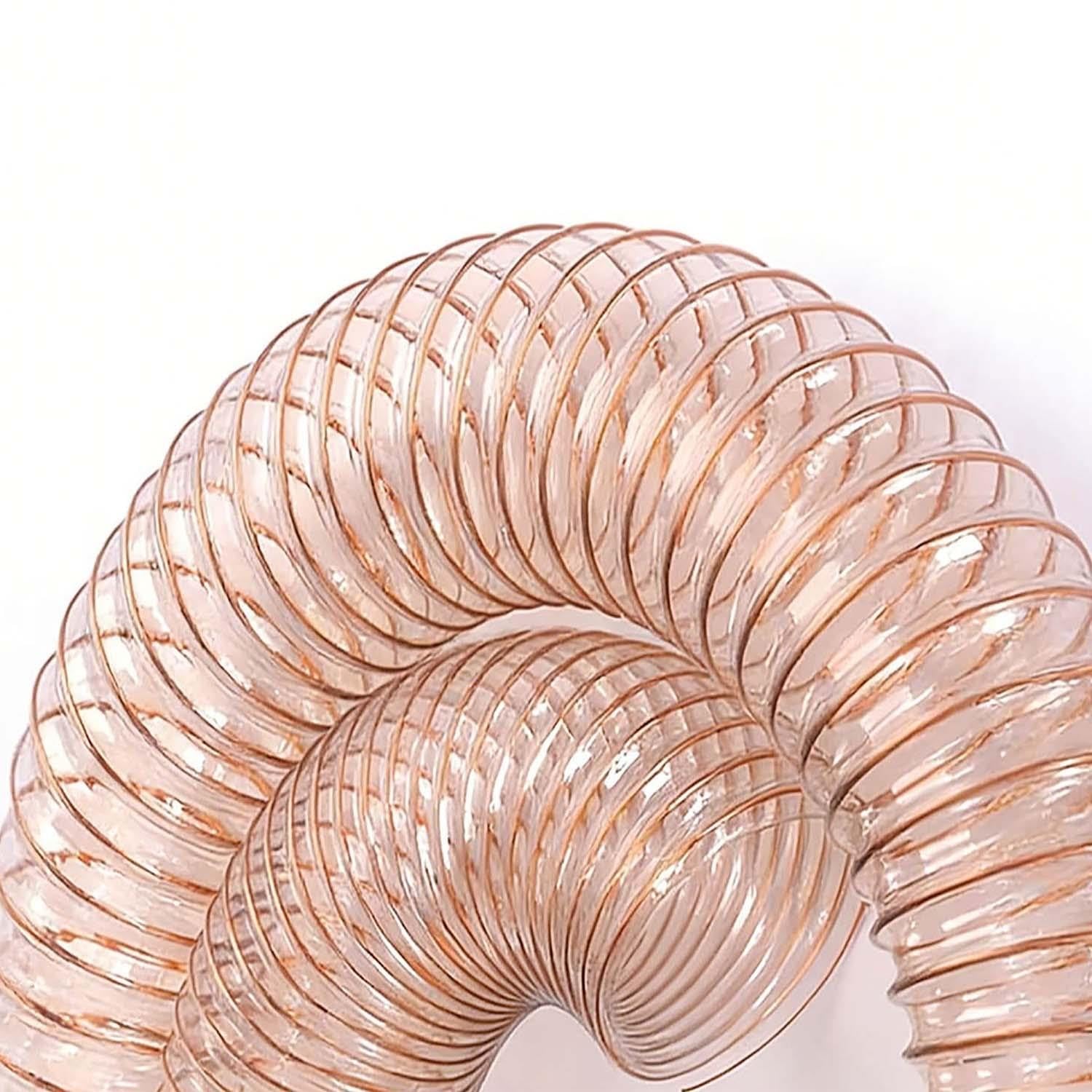 Flexible Manguera Recolección Polvo, PU Tubos Aspiración Transparente