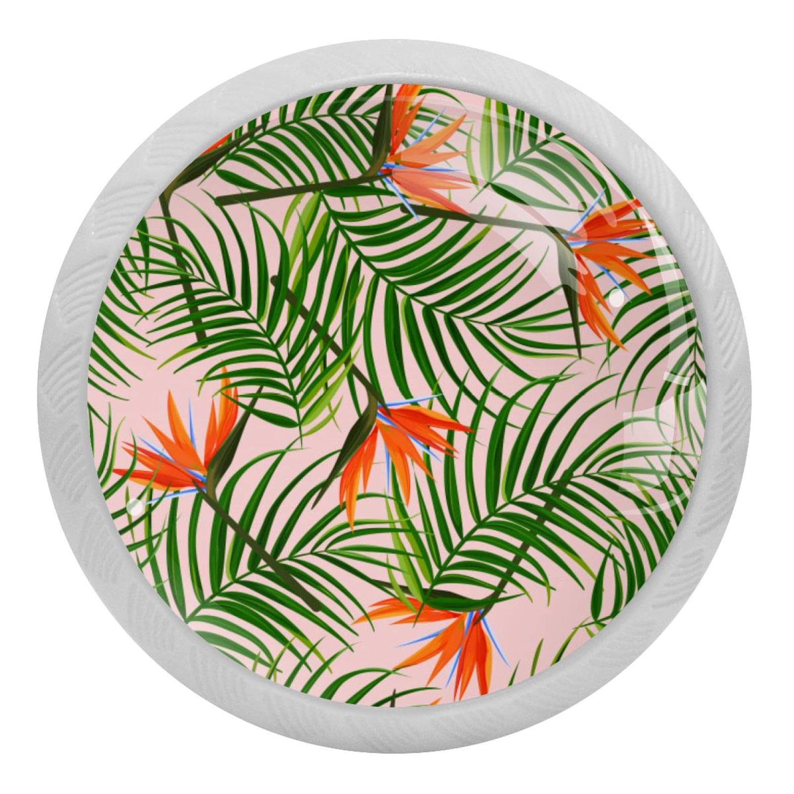 Boutons de meuble en verre de qualité supérieure avec finitions tropicales durables