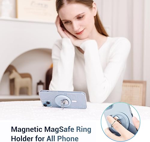 Miniatura 3 de PROfezzion Soporte de cámara continuidad con para portátiles MacBook, fuerte soporte magnético para iPhone 15, 14, 13, 12, soporte para cámara web