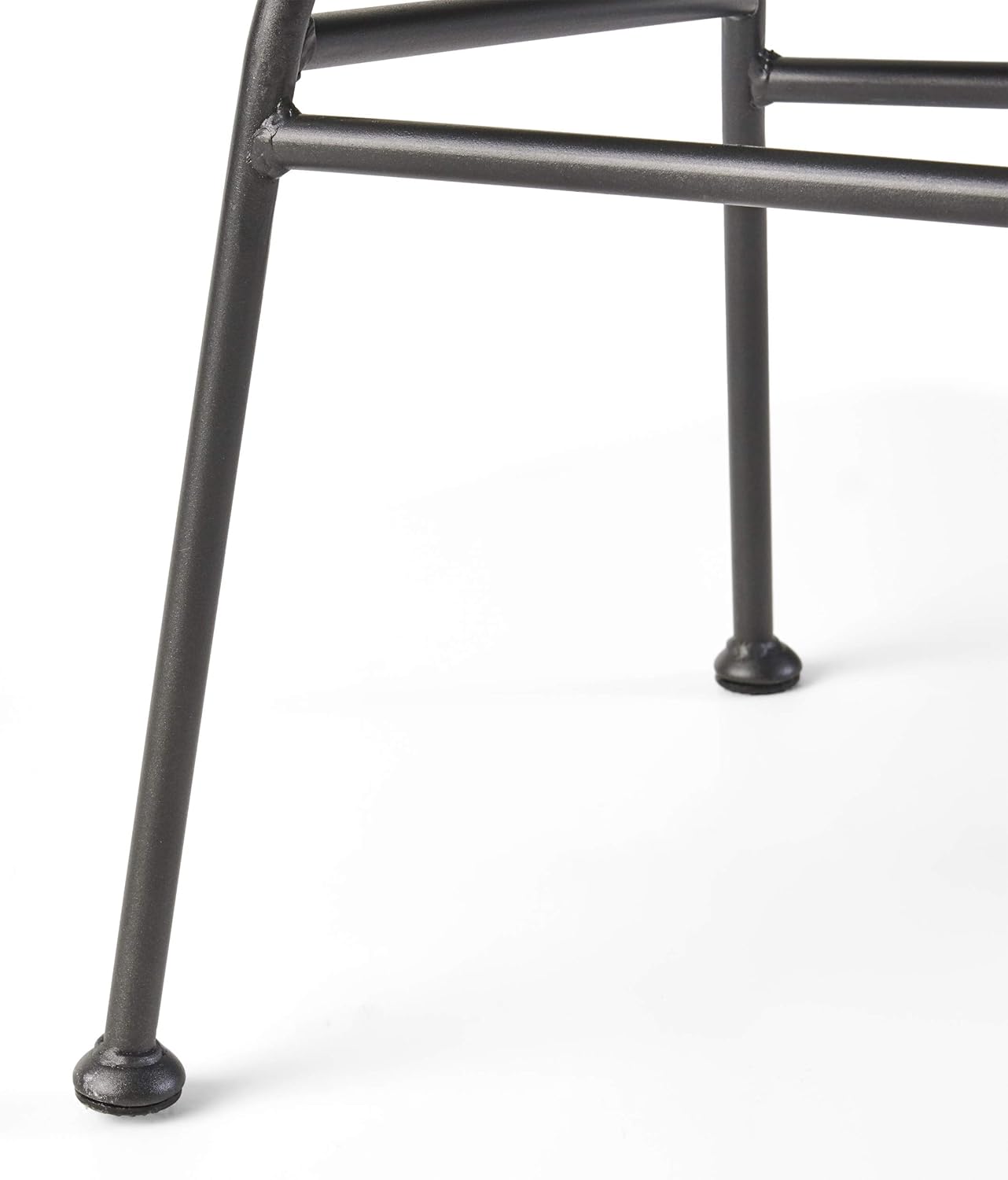 Christopher Knight Home Aleah Indoor Woven Faux Rattan Chairs with Cushions (Set of 2), Dark Gray Finish