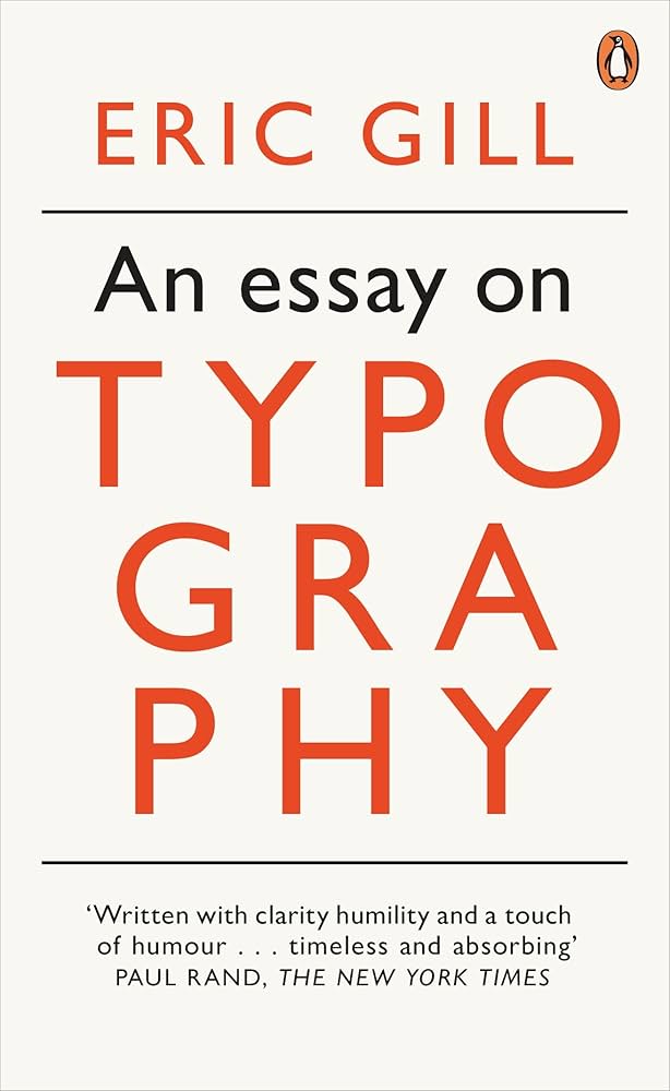An Essay on Typography