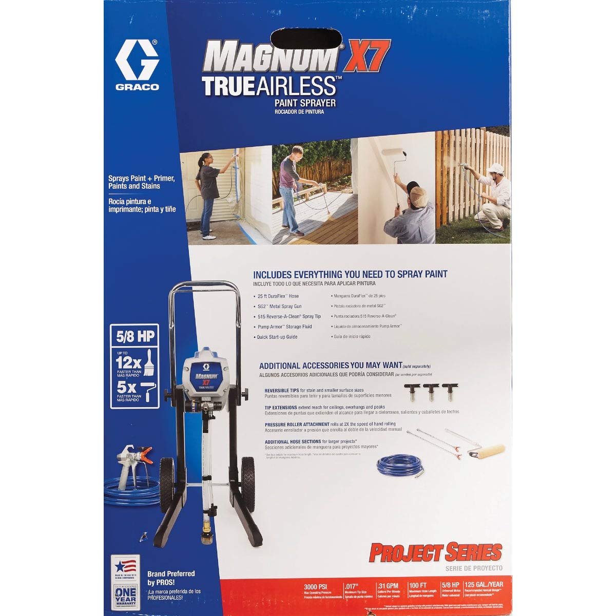 GRACO MAGNUMX7 新品 エアレス塗装機