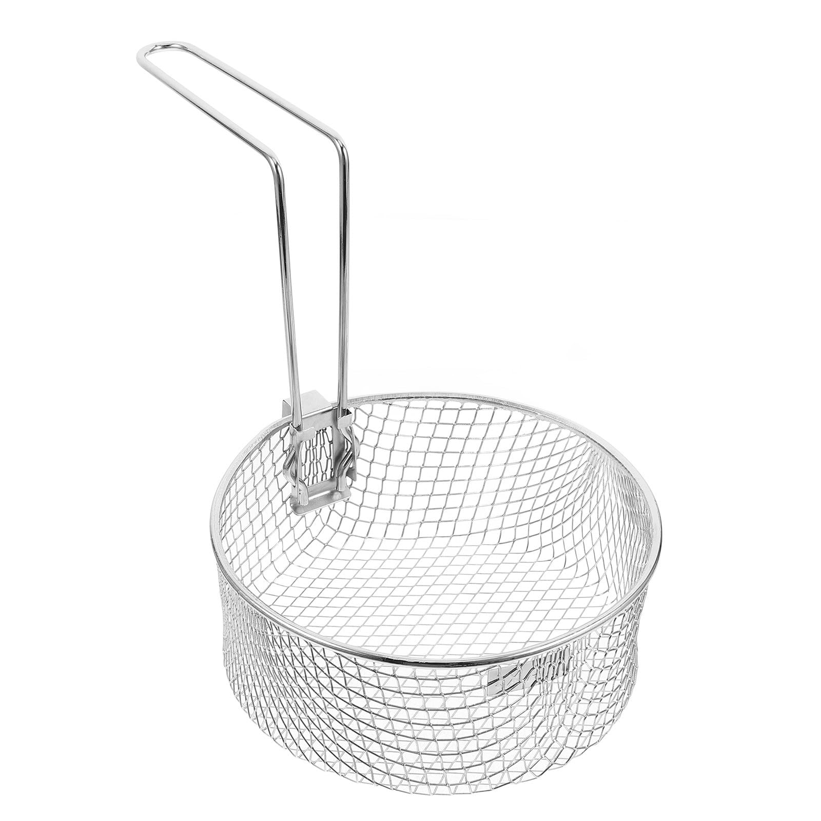 Panier à frire rond profond en inox 17,8 cm pour des frites croustillantes