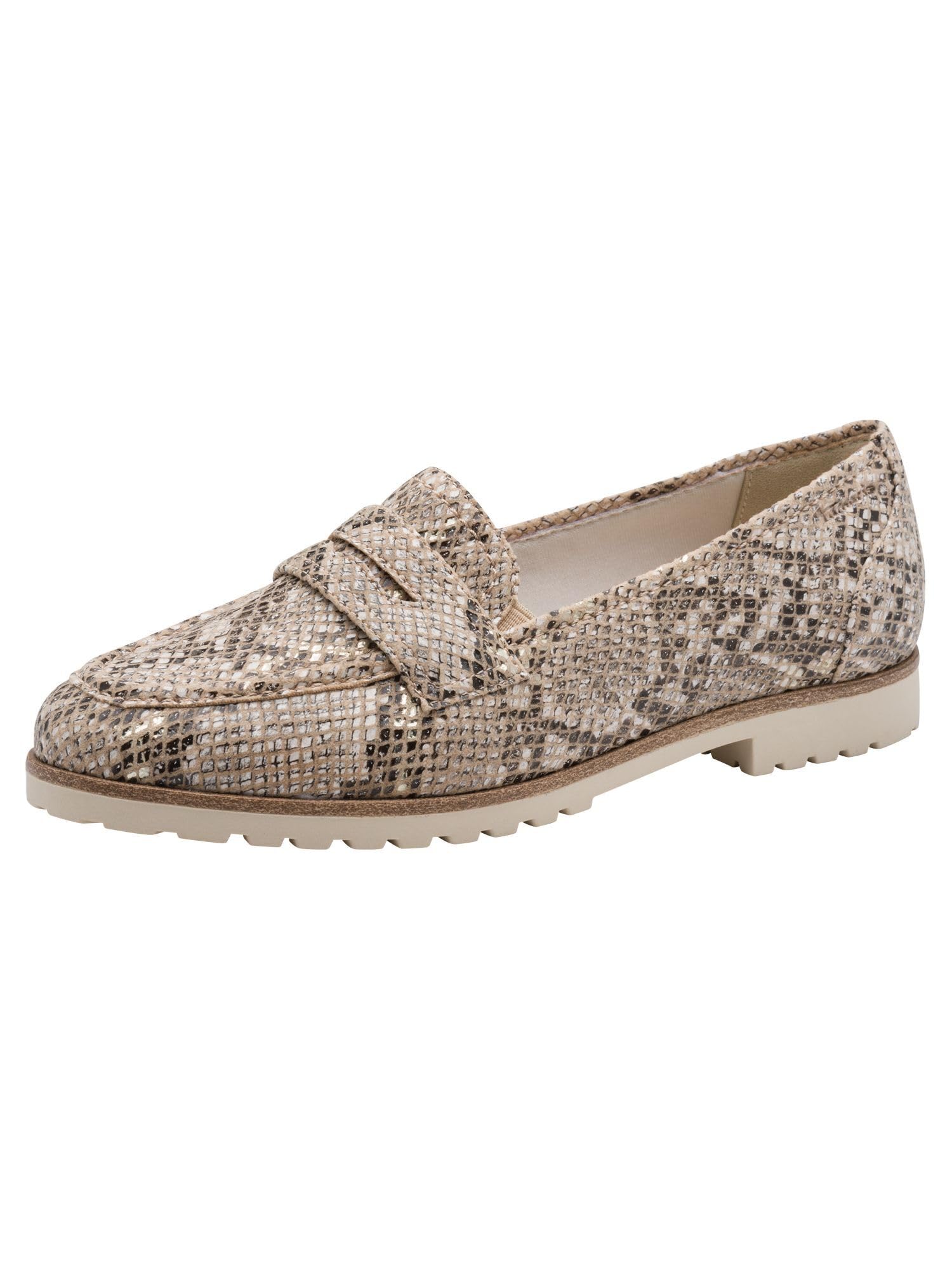 Tamaris Women's loafer flat beige 7.5 UK