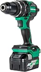 Metabo HPT 36V MultiVolt Cordless ½-Inch Hammer Drill Kit | 1,400 in-lbs. Max Torque | Reactive Force Control | Optional AC Adapter | DV36DC