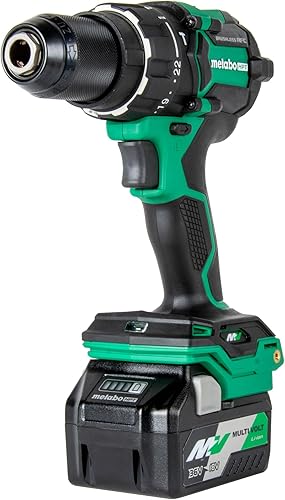 Miniatura 4 de Metabo HPT Kit de taladro de martillo inalámbrico MultiVolt de 36 V sin escobillas de 12 pulgada, kit de taladro eléctrico con baterías Metabo de