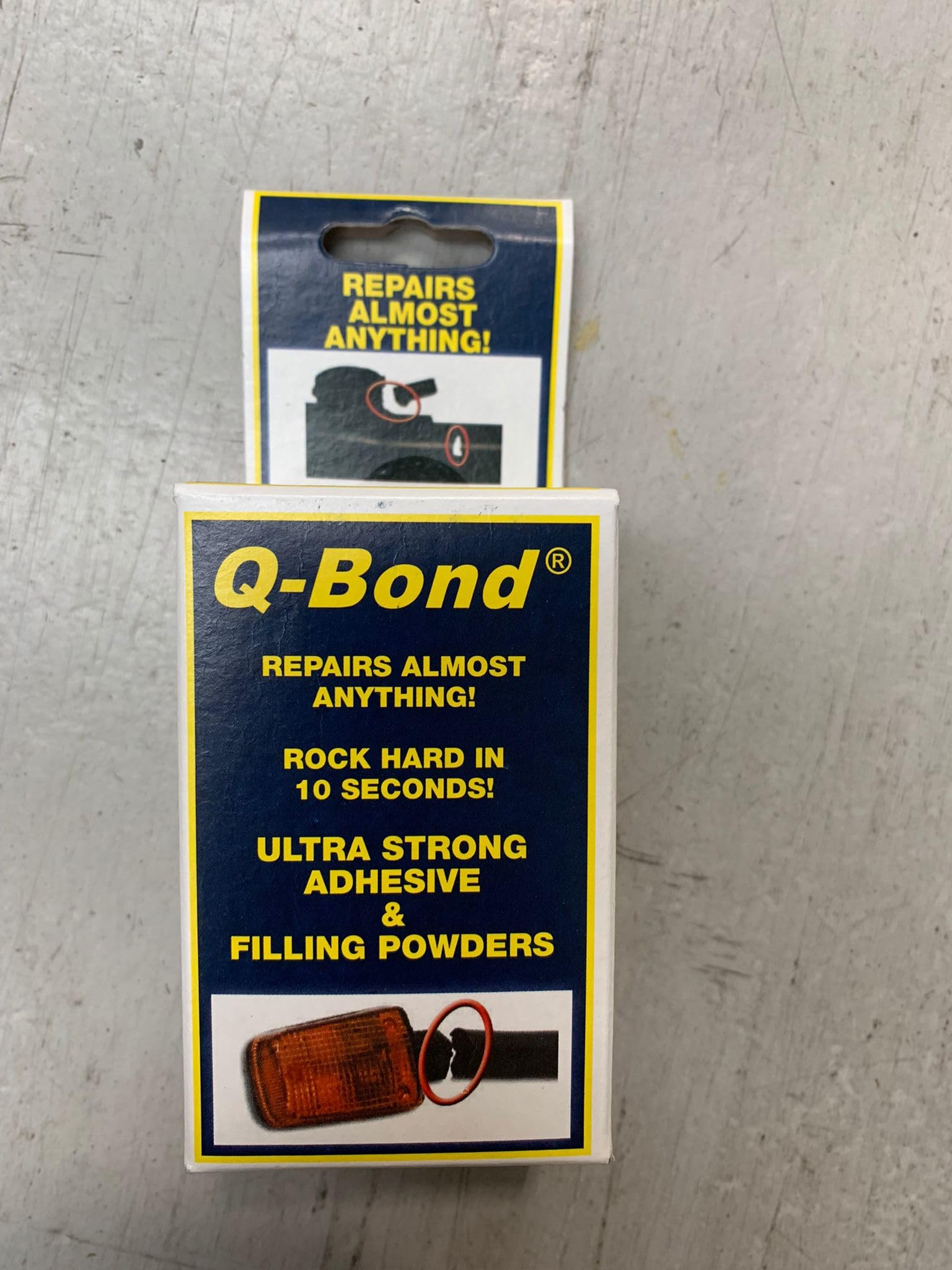 Q Bond Genuine Original Ultra Strong Adhesive And Filler Repair Kit - Foto 6