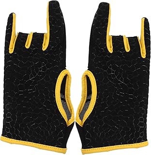 HONMEET Guantes De Bolos Profesionales Guante De Soporte De Bolos Guantes De Bolos Transpirables Accesorios Cuencos Verde Guantes De Bolos para Hombre Accesorios De Bolos Rojo